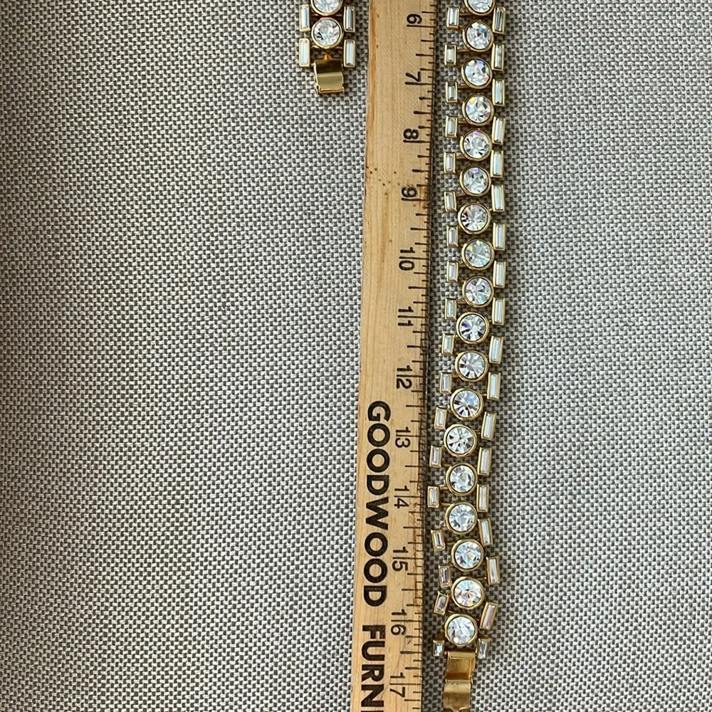 NAPIER Runway Necklace & matching bracelet goldplated Hollywood Collection rare - Picture 8 of 9